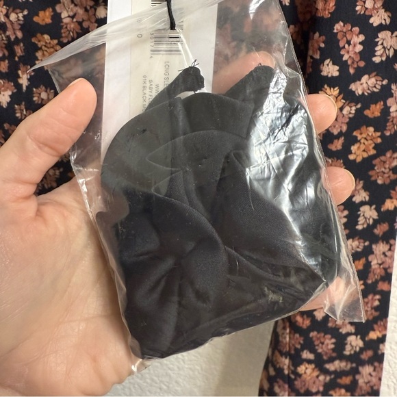 WeWoreWhat Long Sleeve Corset Top in Baby Floral Black Multi
size 6 BNWT - Picture 5 of 5